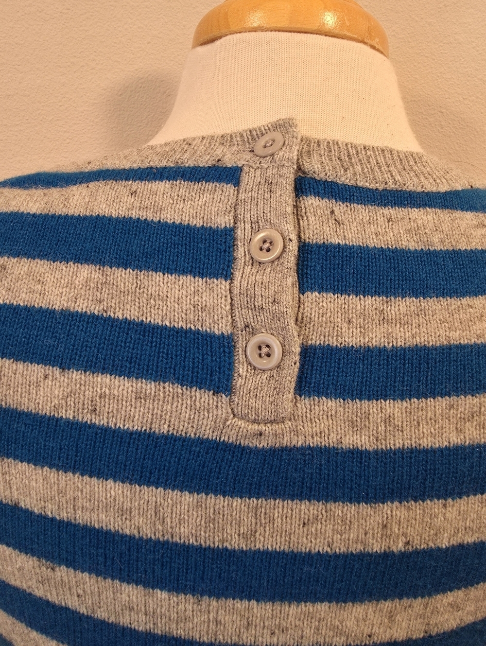 Talbots Striped Sheep Wool Blend Sweater - Picture 5 of 6